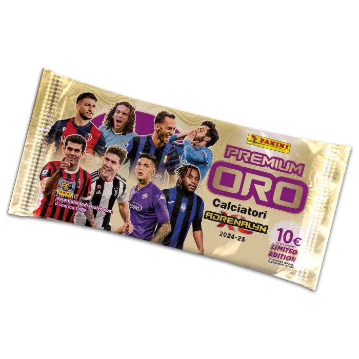 Calciatori Panini Adrenalyn XL 2024-25 Bustina Premium Oro Panini