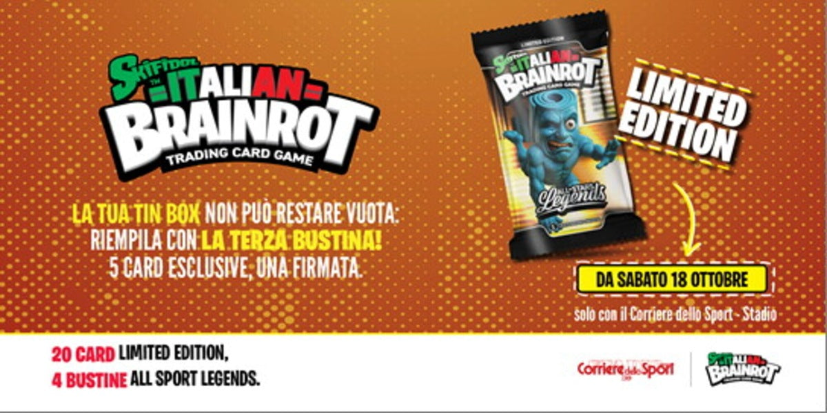 Paquets de 14 cartes Skifidol Italian Brainrot HALLUCINATION COSMIQUE