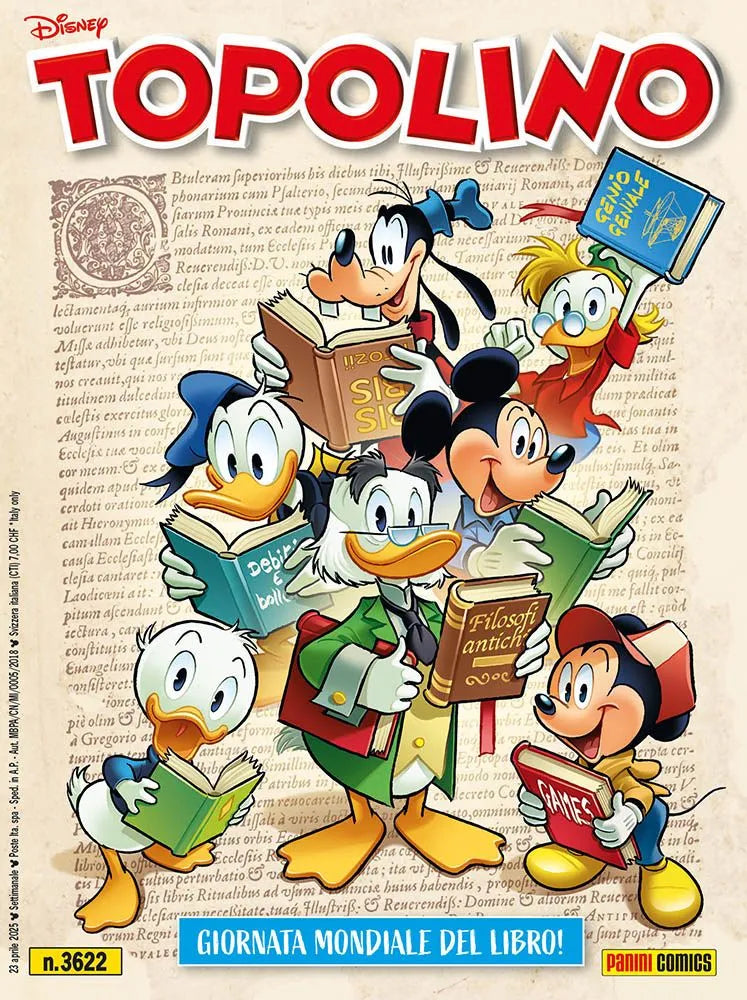 Topolino libretto n. 3622 (Giornata Mondiale del Libro 2025)