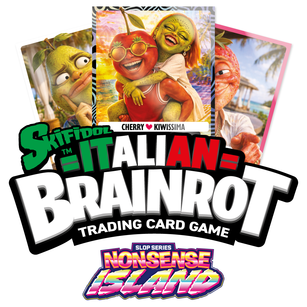 Skifidol Italian Brainrot TCG, Slop Series “Nonsense Island”. 2026