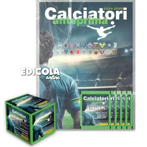 Scegli Set Album e/o Bustine di figurine Calciatori Panini Anteprima 2024-25