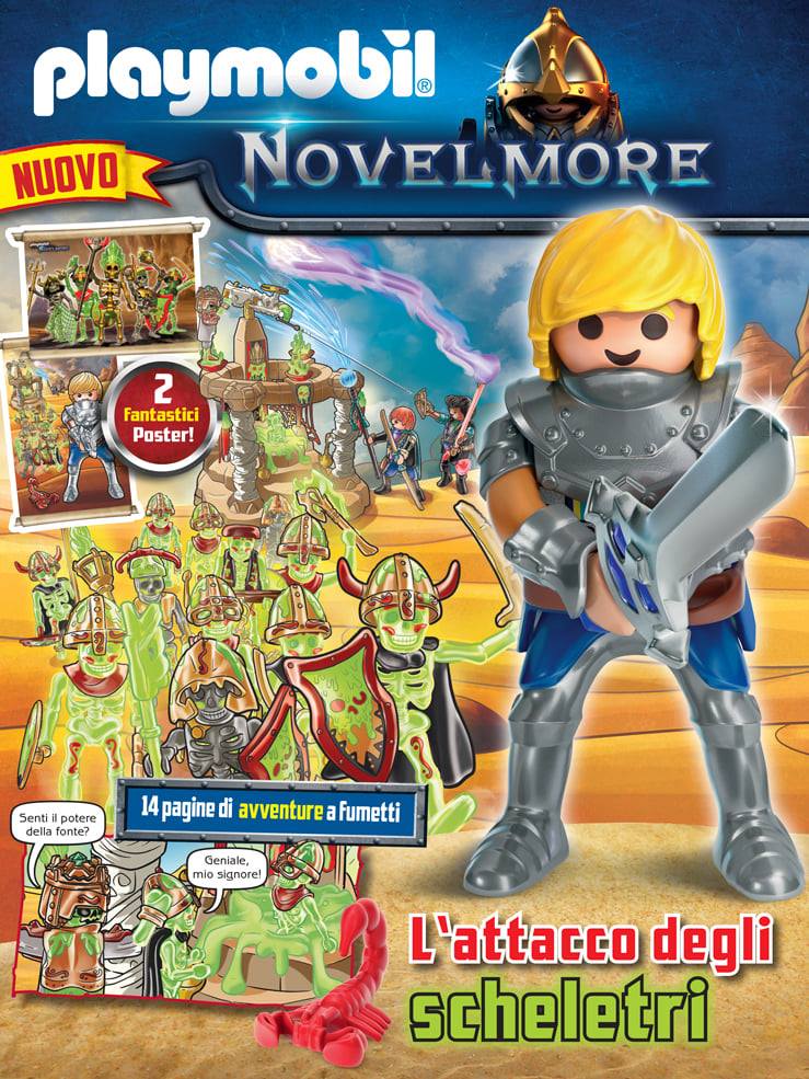 Magazine Playmobil Novelmore n. 6 del 2021 + Scheletro Gu
