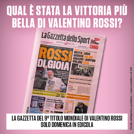 Gazzetta dello Sport of 26 October 2009 - Victory for Valentino ROSSI (Anastatic Reprint)