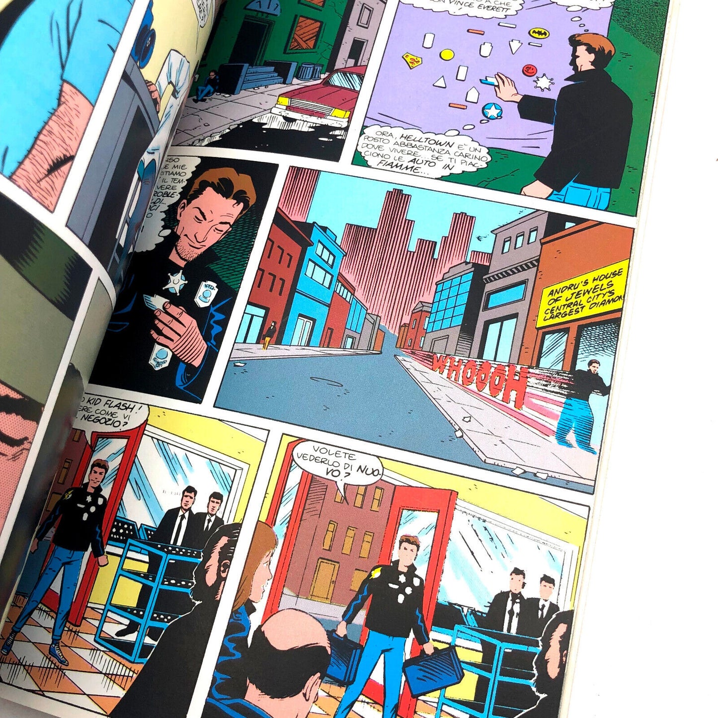 Comic in Italian Very Rare TV Special FLASH Rare 1992 Anglo-American DC Movies