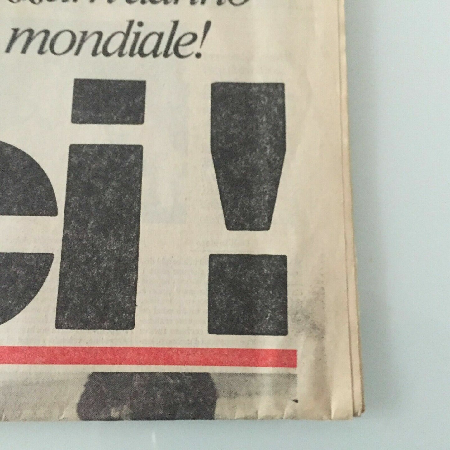 Corriere dello Sport ITALIEN 12. Juli Heroisch! 1982 nationaler Weltmeister