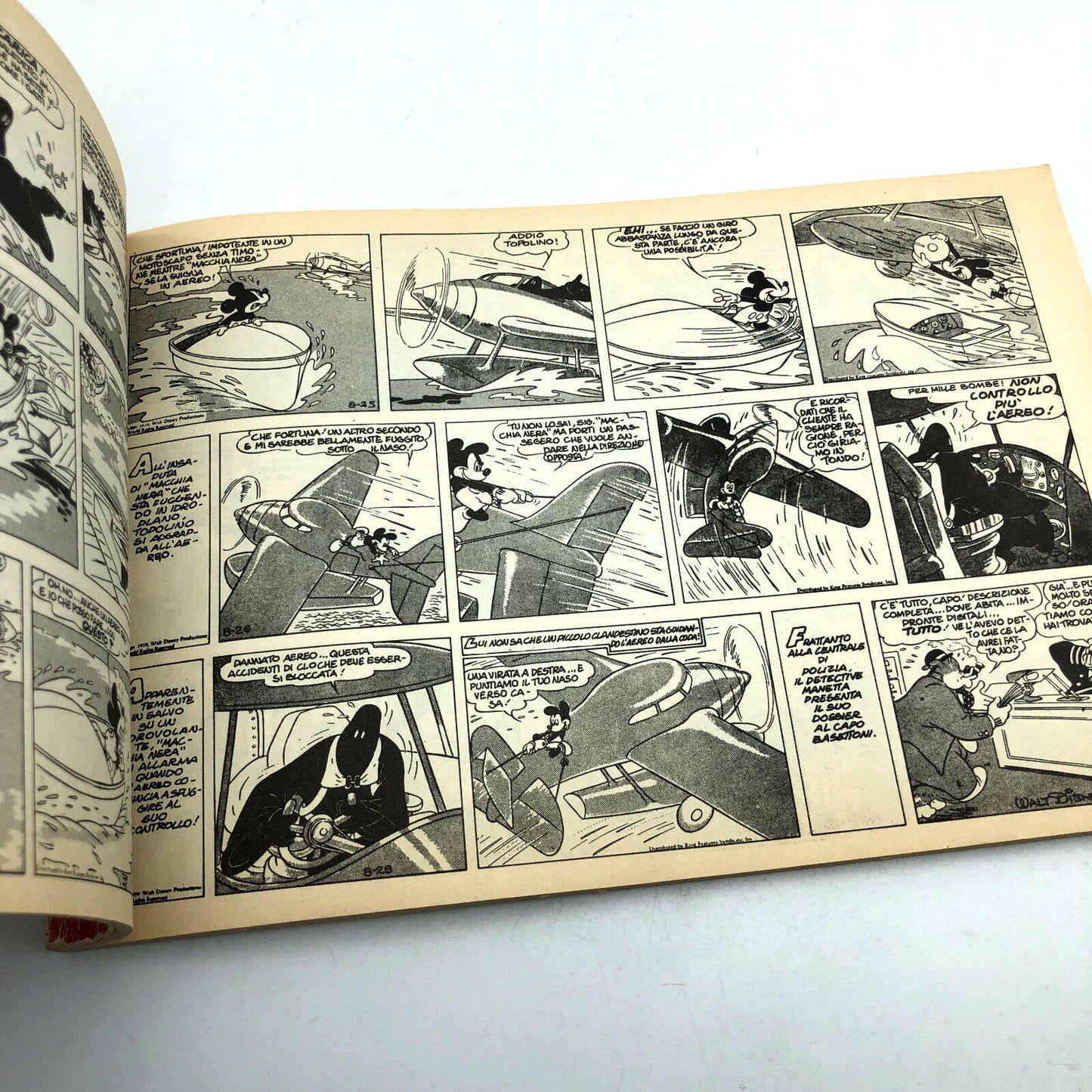 Fumetto Walt Disney TOPO STRIPS Topolino Raro Usato libretto originale Vintage