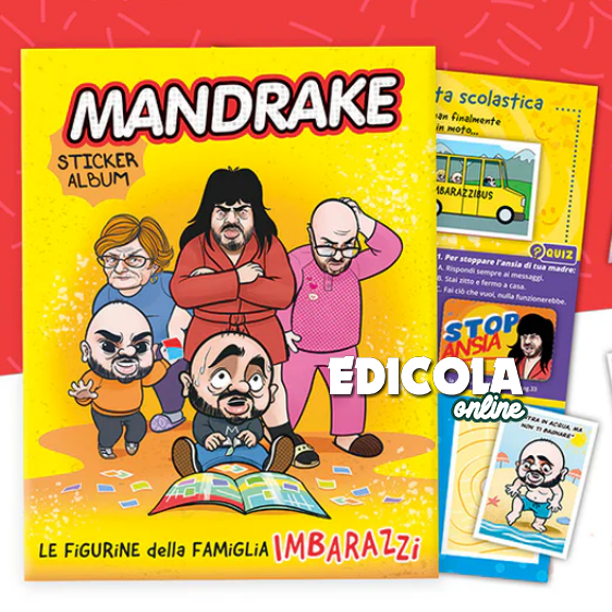 Mancolista di Figurine Sticker della Famiglia Imbarazzi Mandrake 2024