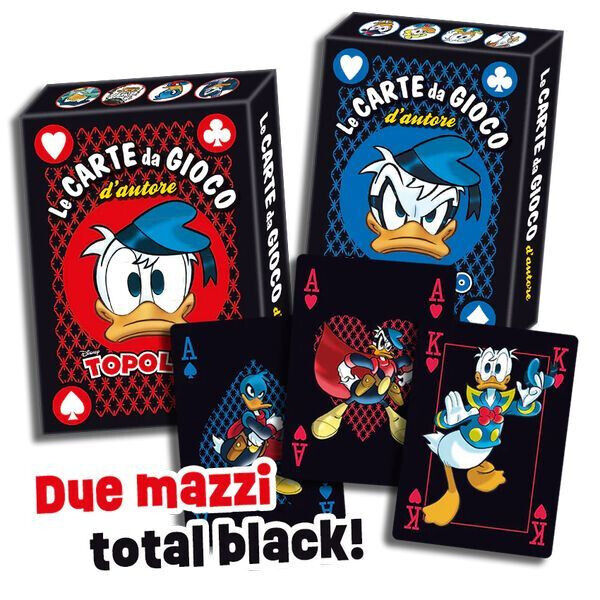 Fumetto TOPOLINO Sigillato Edicola da Collezione + 2x Mazzo di carte Blisterato