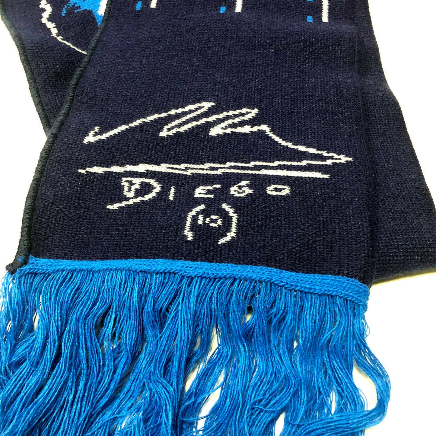 Ultras Napoli Vintage Fußballschal I SAW MARADONA Champion Diego Armando