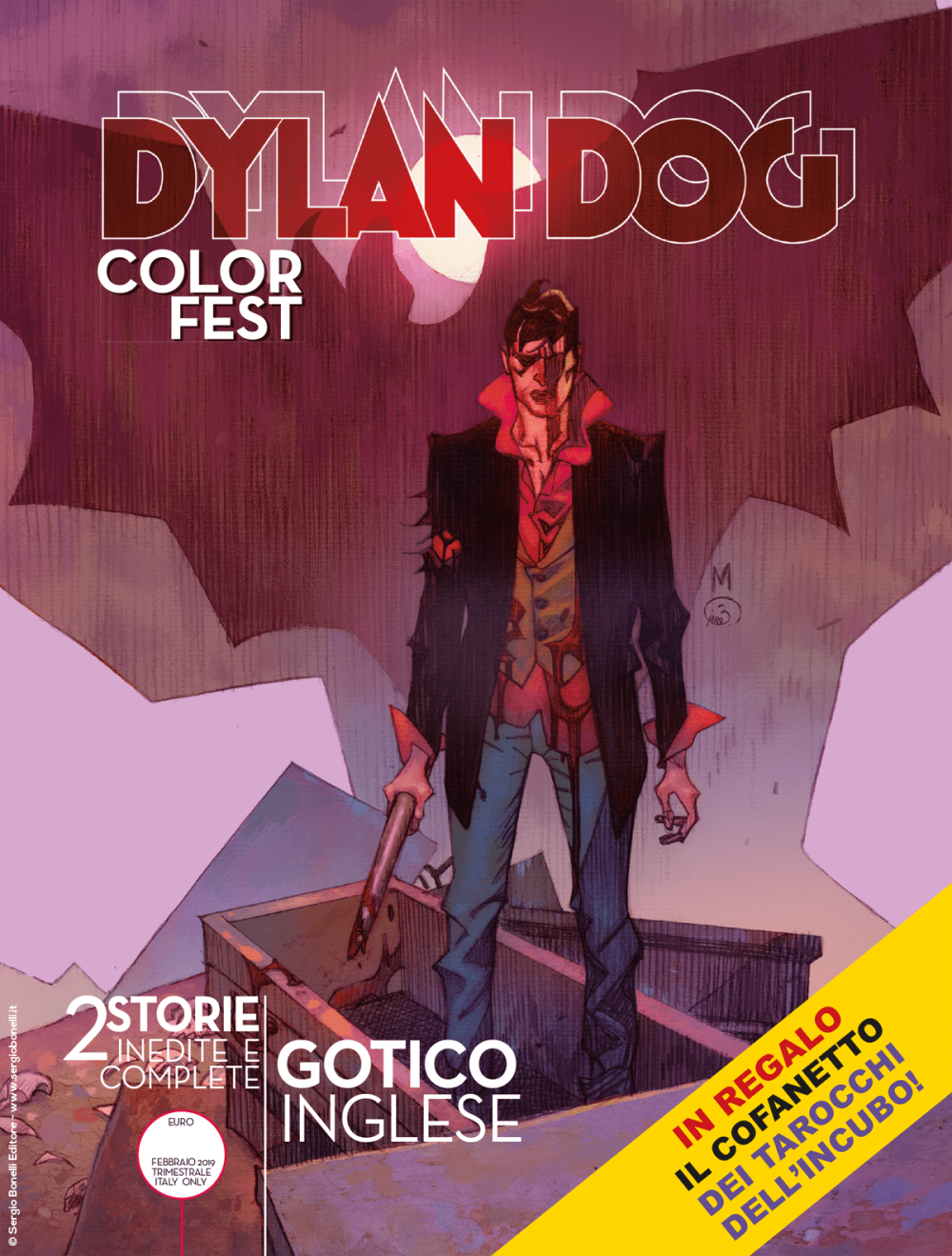 Comics DYLAN DOG TAROT OF NIGHTMARE 387 388 389 390 Color Fest 28 Box