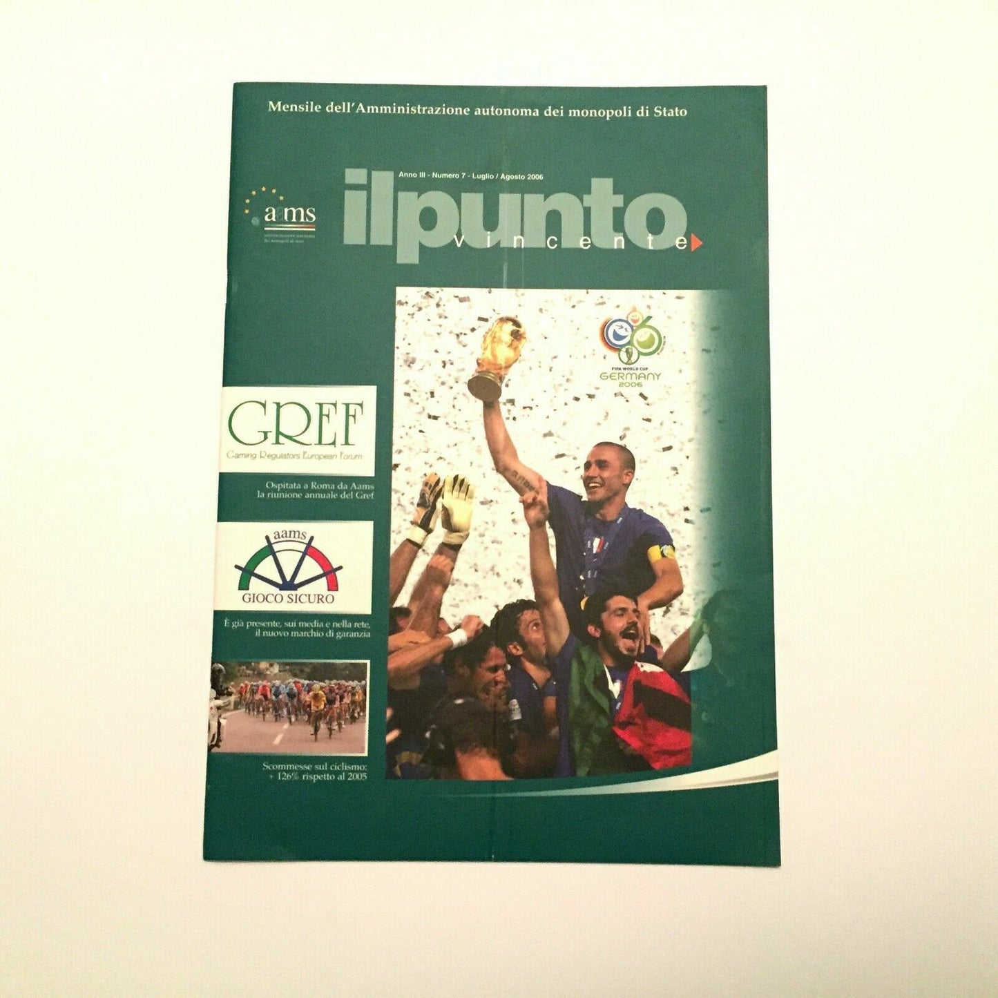 Zeitschrift Il Punto Vincente Juli August 2006 ITALIEN Nationale Weltmeister