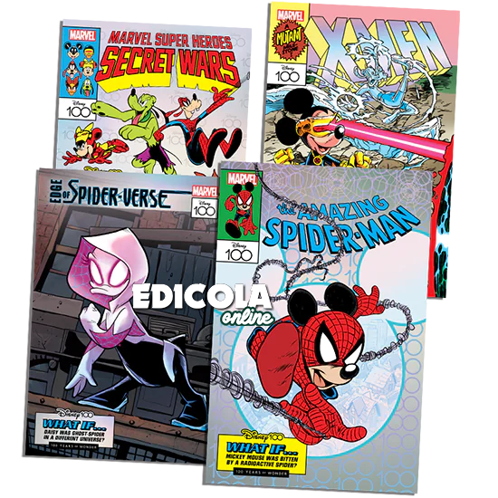Mickey Mouse Comics 3534 3535 3536 mit Gadgets 12 MARVEL Lithographien Limited Edition