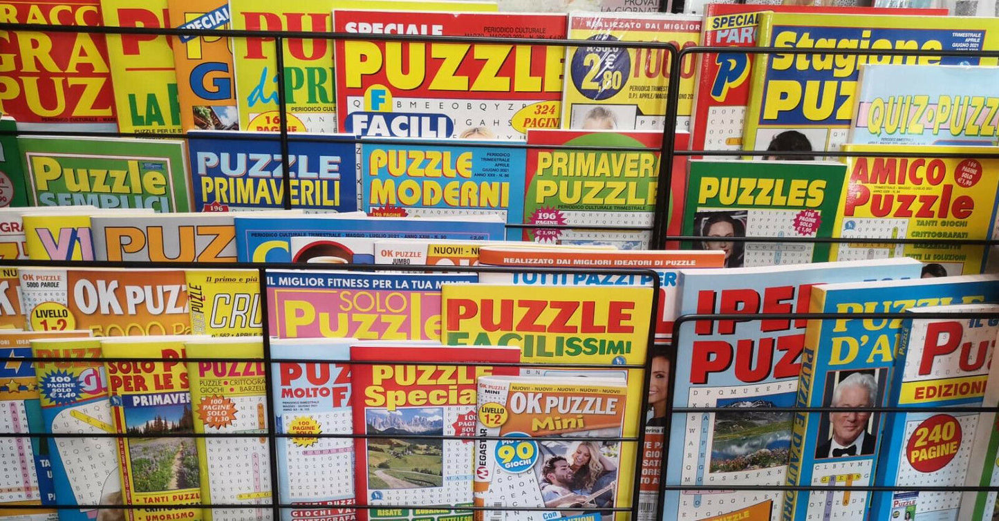 Vorrat an PUZZLES und SUDOKU - Kioskzeitschriften