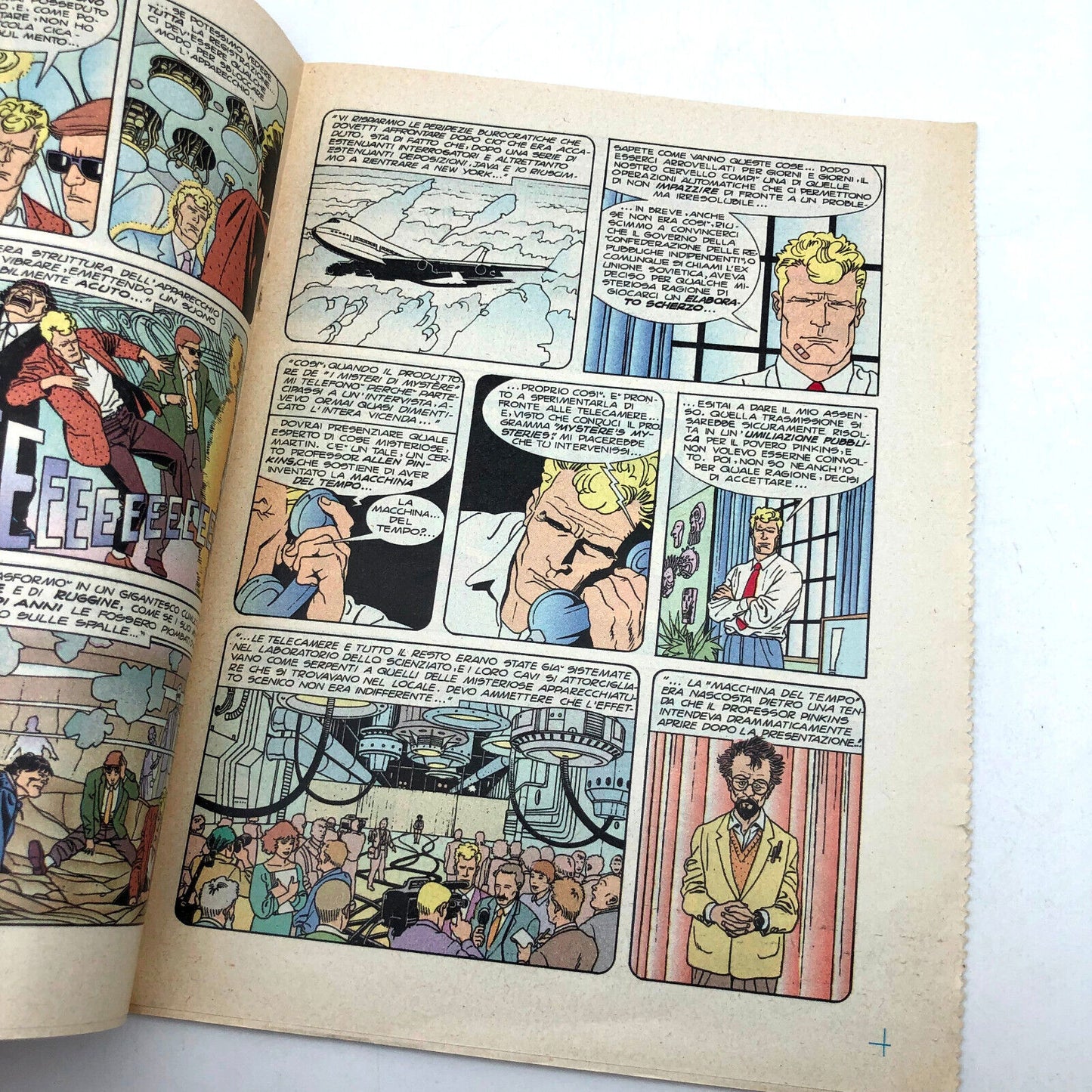 Comic-Strip MARTIN MYSTERE TV-Beilage Lächeln und Lieder Komplette Geschichte Sehr selten 92