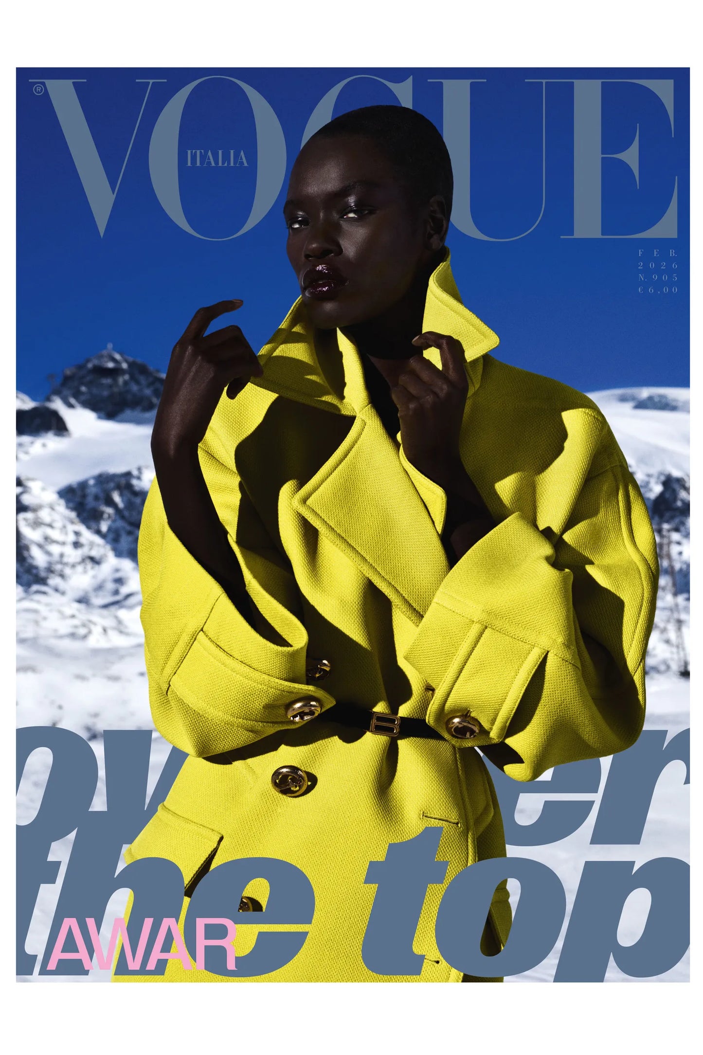 Spezielles VOGUE ITALIA Magazin-Cover, Sammlerstück, Monica Bellucci, Tim Burton