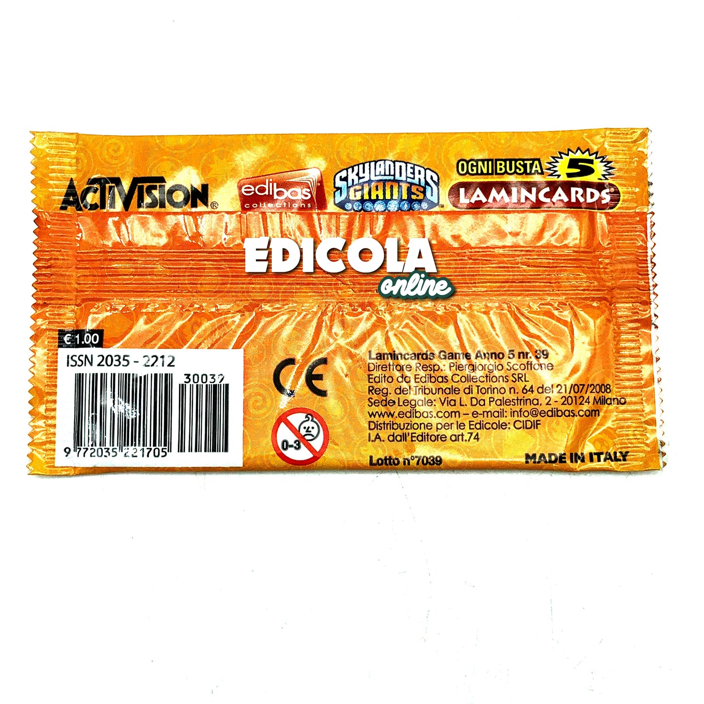 Bustina Sigillata di SKYLANDERS GIANTS (Serie 2) - Lamincards