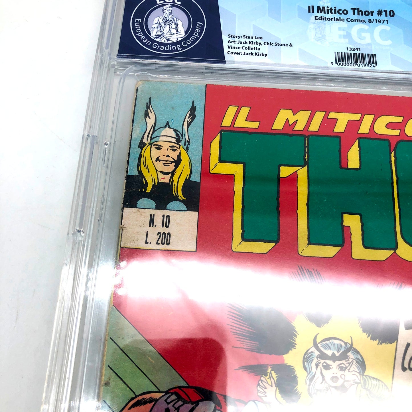 Fumetti Gradati EGC : Il Mitico THOR #10 - Lo schiavo di Zarko - Editoriale Corno (1971) ORIGINALE !!!