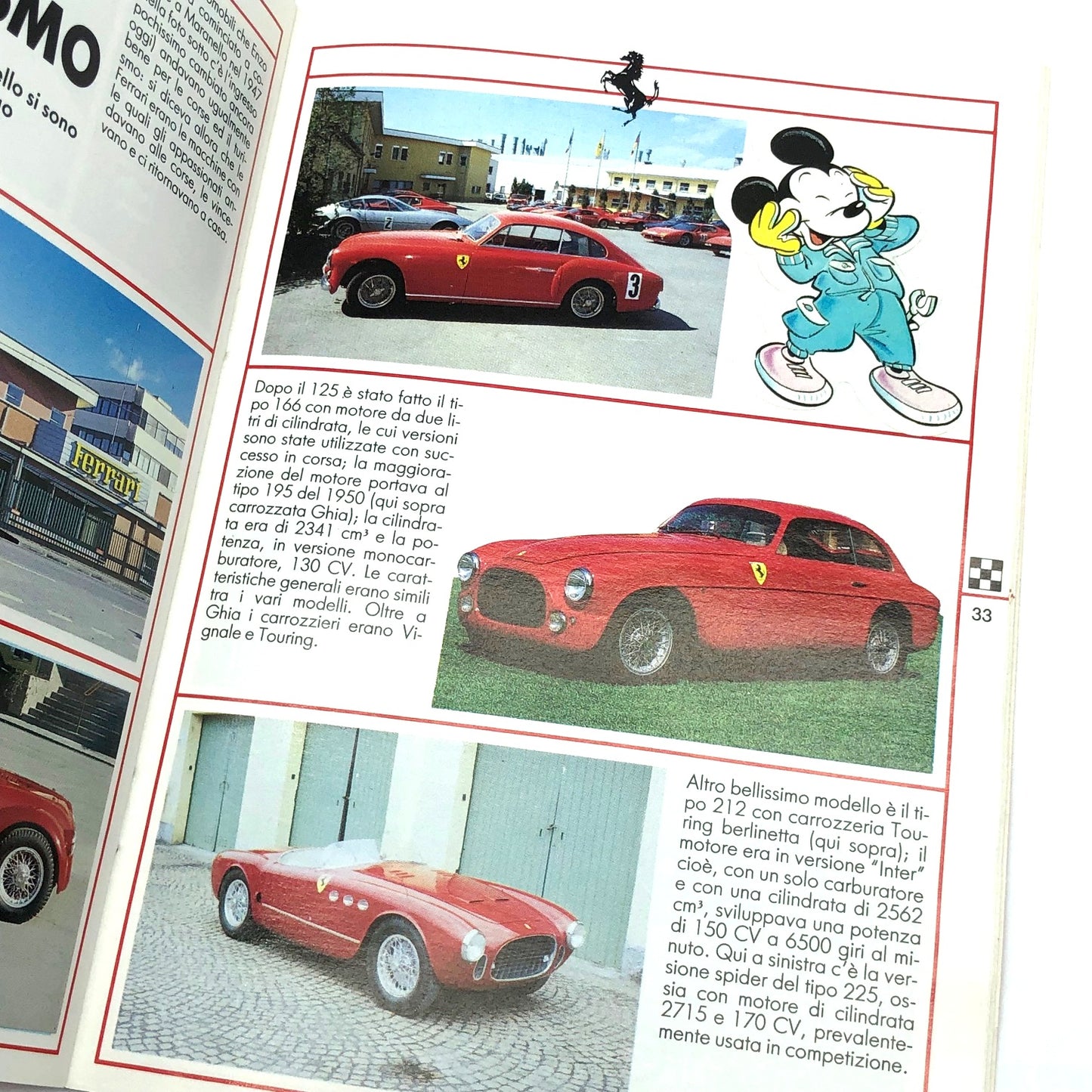 Album Completo FERRARI - Allegato di Topolino
