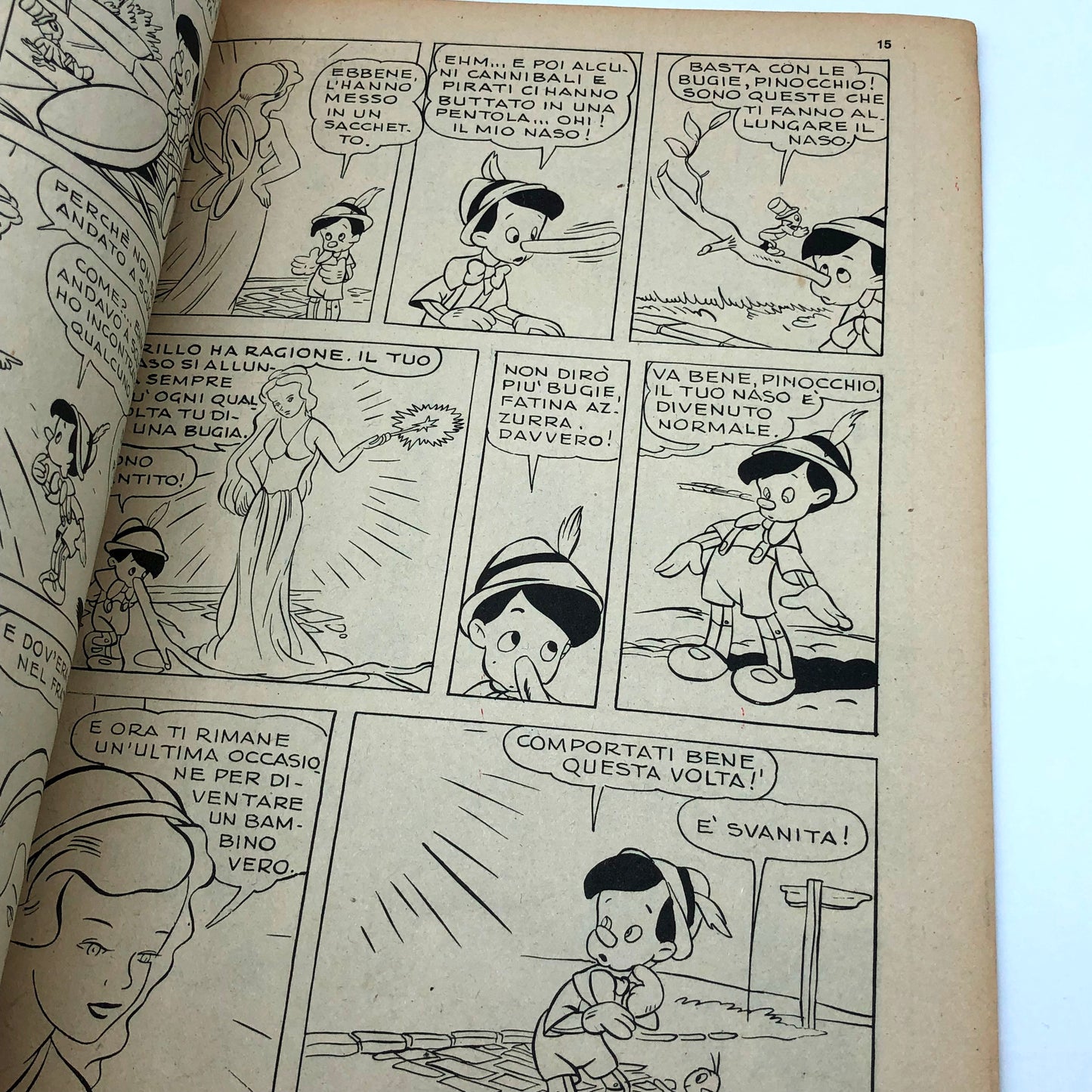 Le meravigliose avventure di pinocchio - Albo d'oro n. 32 del 1946