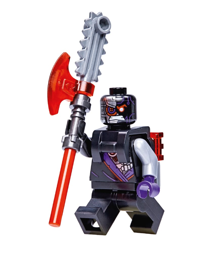 Rivista LEGO NINJAGO LEGACY COMIC n.8 con 2 GIOCHI : ZANE vs NINDROID
