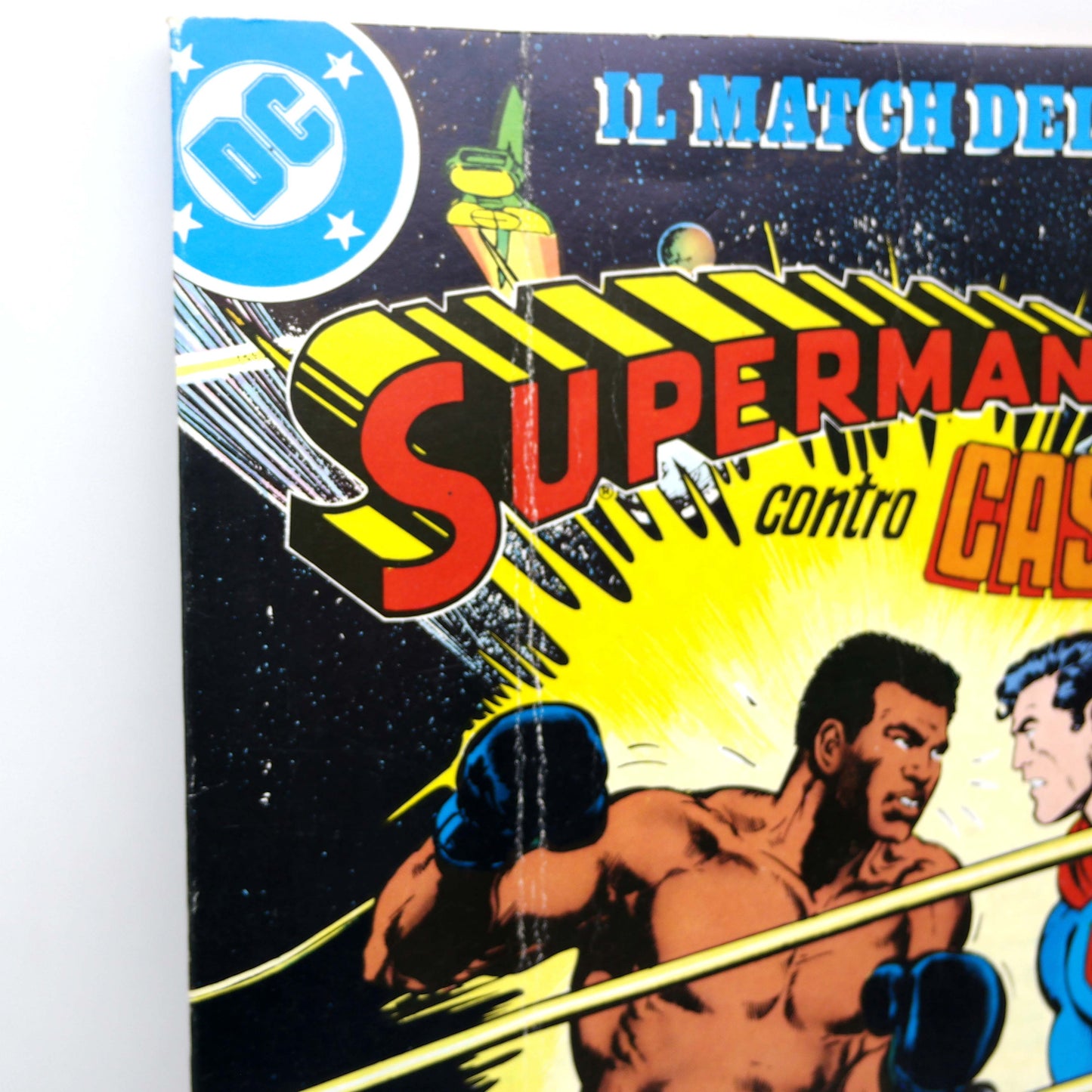 SUPERMAN gegen CASSIUS CLAY (MUHAMMAD ALI) 1978 – EDITORE CENISIO – Das Match des Jahrhunderts