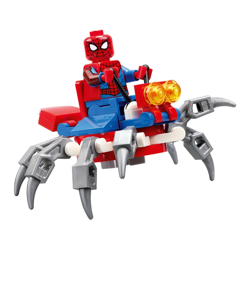 Rivista LEGO SPIDER-MAN n. 4 + SPIDERMAN CON SPIDER CRAWLER