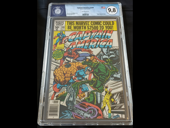 Fumetti Gradati EGC : Capitan America #249 - Newsstand Edition - EGC 9.8 - Prima edizione 1980
