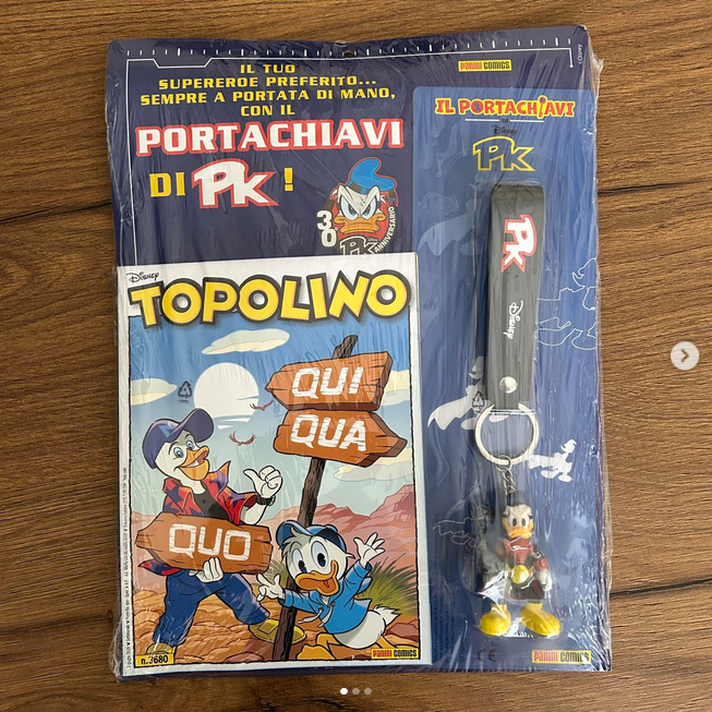 Topolino 3680 Con Portachiave Pikappa! Pk30 Paperinik