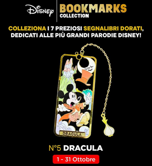 Kolekcija Disney straničnika - Pozlaćeni metalni kolekcionarski straničnici 2026