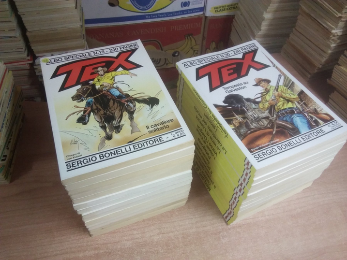 Comics SONDERBUCH Giant TEX WILLER Lot Rare Texone Gebrauchte Erstausgabe