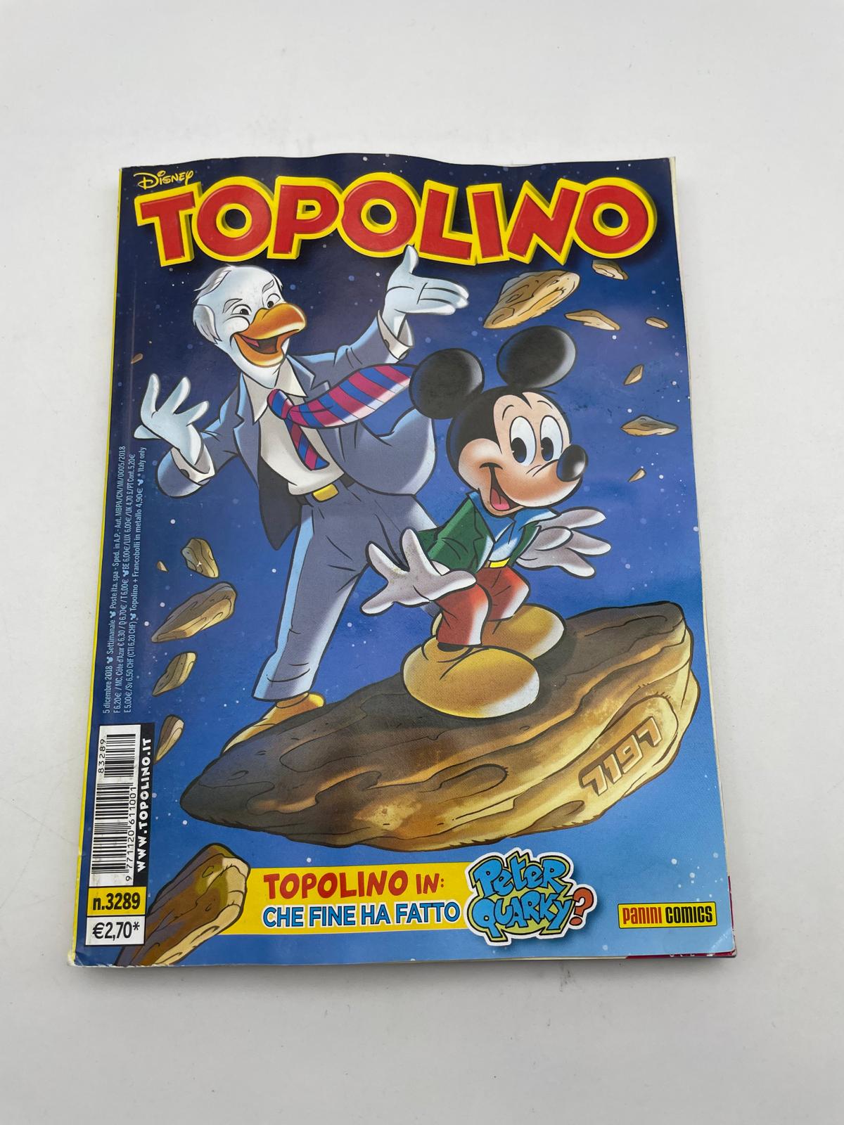 Fumetto Topolino n. 3289 (Copertina dedicata a Piero Angela)