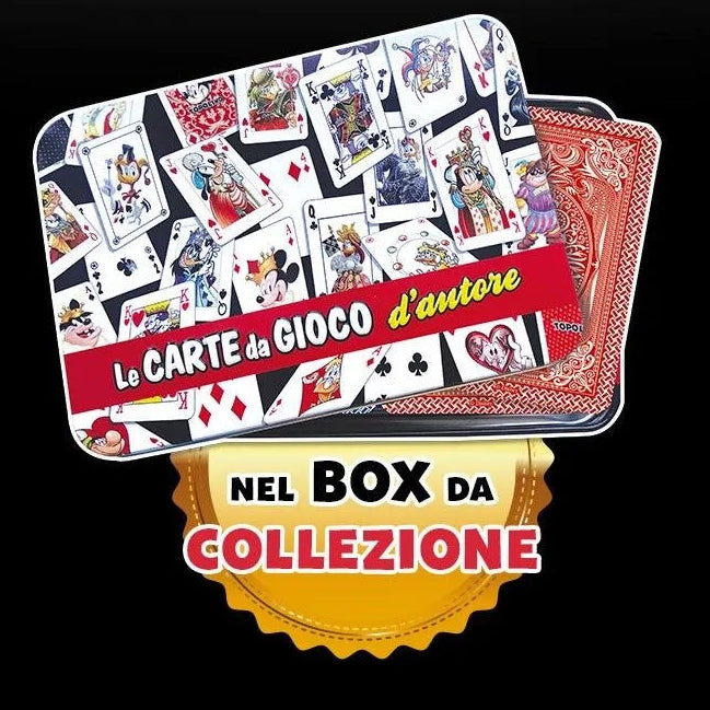 Fumetto TOPOLINO Sigillato Edicola da Collezione + 2x Mazzo di carte Blisterato