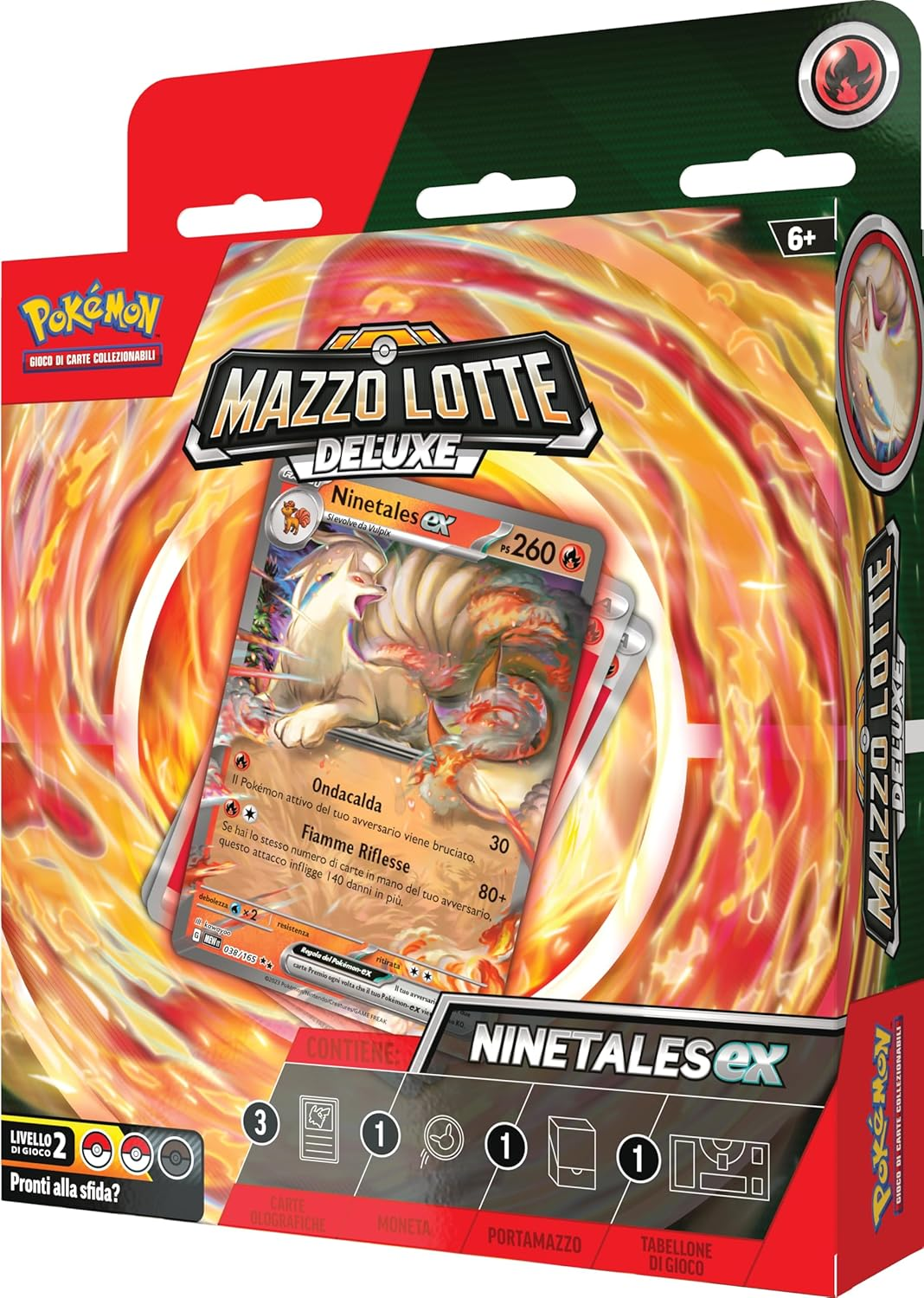 Box Pokemon GCC - Mazzo Lotte DeLuxe - Ninetales ex e/o Zapdos ex