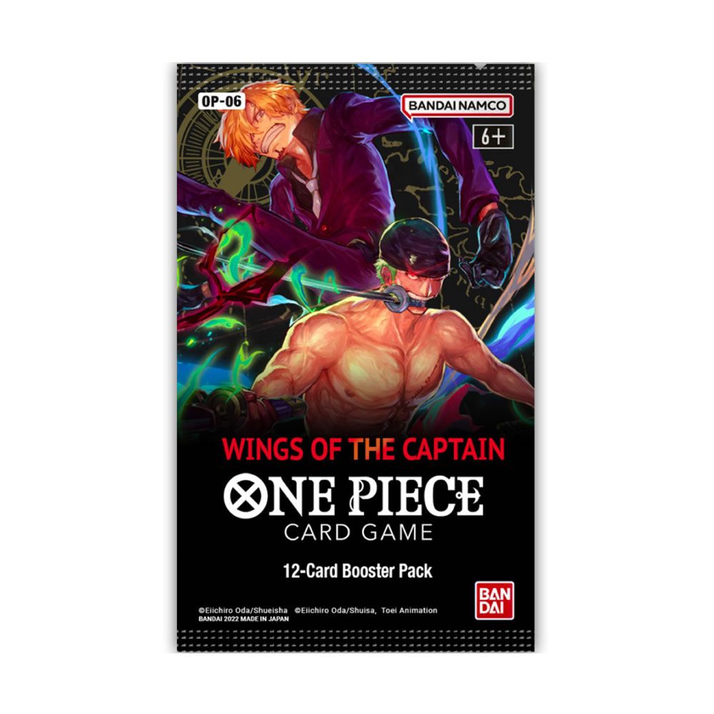 One Piece - Présentoir OP6 Ailes du Capitaine 12 cartes - Edition anglaise (24 pièces)