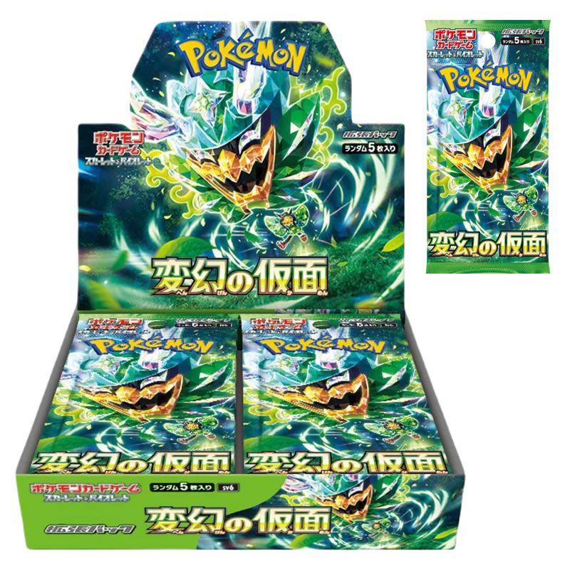 Pokémon - Display Mask of Change 5 Karten - Japanische Ausgabe (30 Stück)