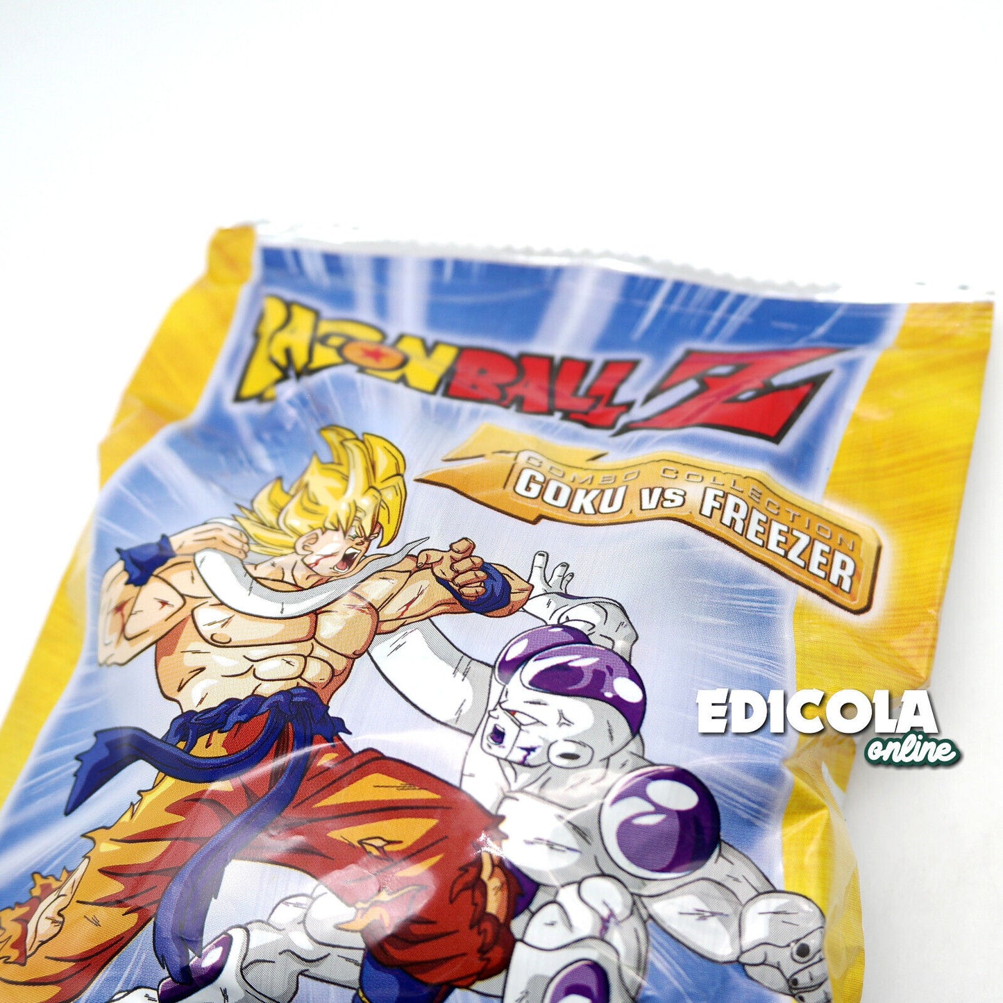 1x versiegelter Überraschungsumschlag mit 2 DRAGON BALL Z-Charakteren Vintage 3D-Goku-Figuren