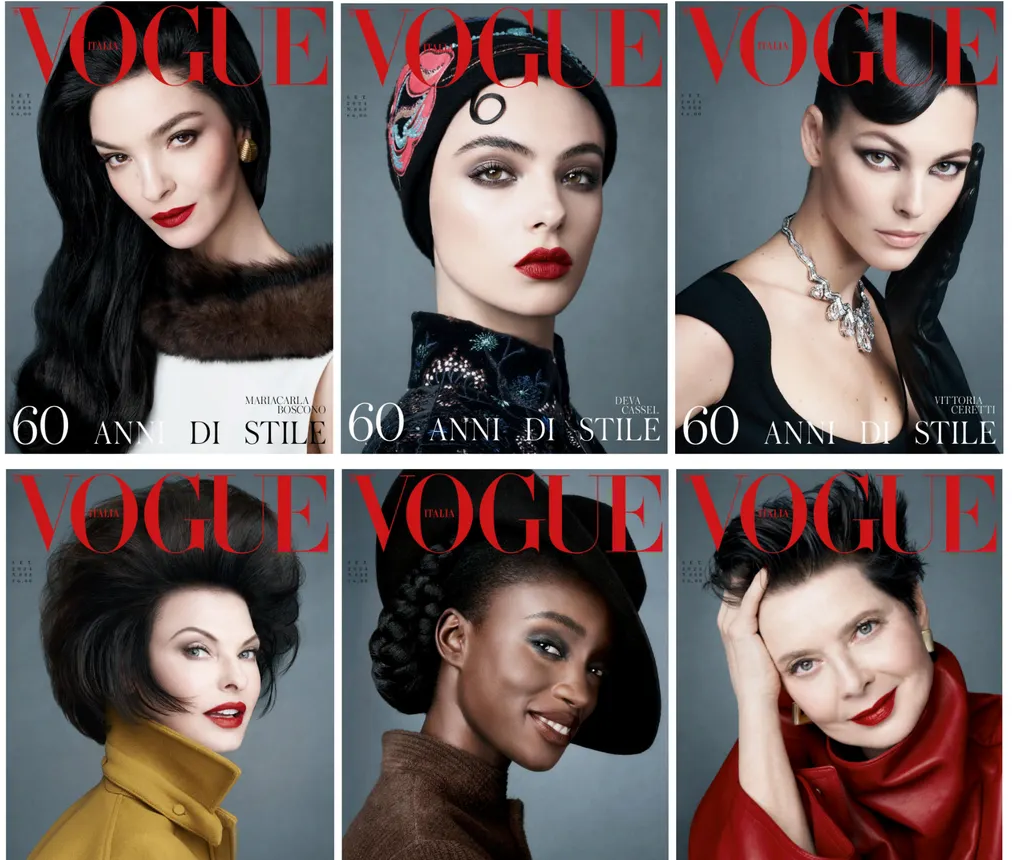 6 Copertine da Collezione per i 60 anni di Vogue