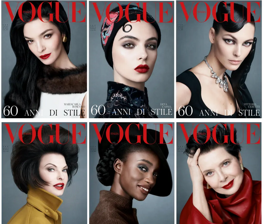 6 Copertine da Collezione per i 60 anni di Vogue