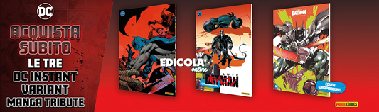 🦇 Batman incontra il manga: arrivano le 3 DC Instant Variant Manga Tribute
