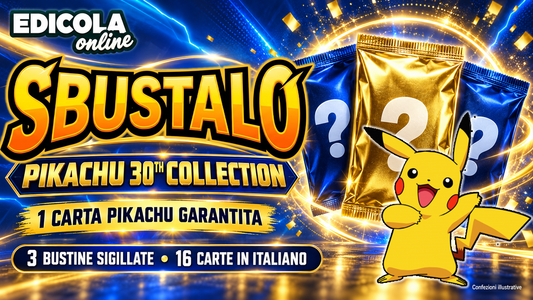 Pikachu garantito: arriva la nuova SBUSTALO Pikachu 30TH Collection!