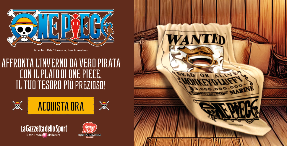 One Piece: Il Plaid Esclusivo che Sta Andando a Ruba!
