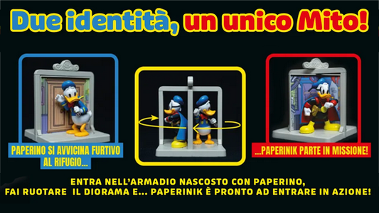 Il Diorama 3D di Paperino e Paperinik è arrivato...