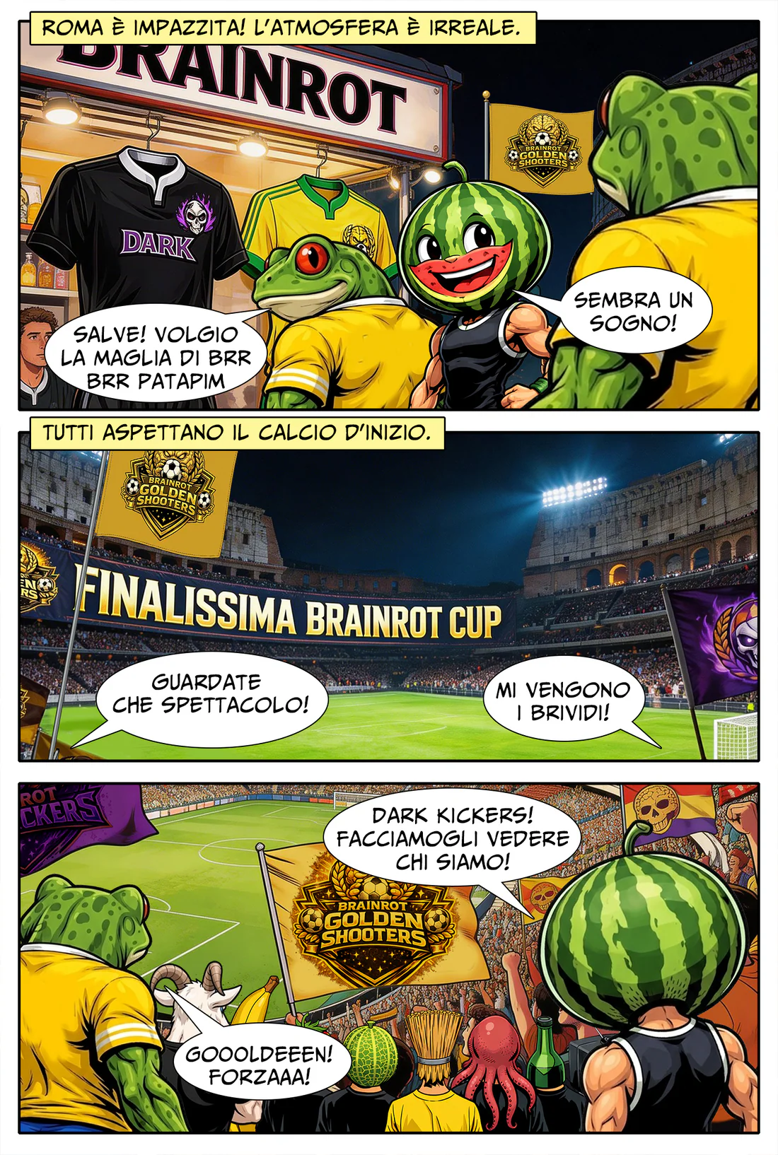 The Brainrots presenta "BRAINROT CUP" [Edizione Completa + extra] (Formato Maxi)