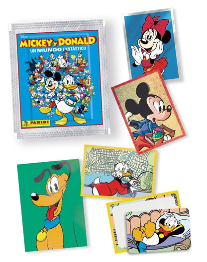 Starter Pack : Album  di Topolino + Personaggio 3D + 10 Bustine di figurine "Storie di un mondo fantastico"  2023