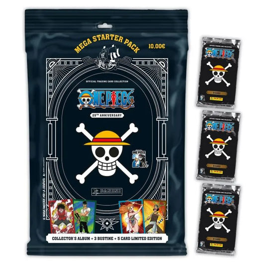 Collection de cartes à collectionner One Piece 25e anniversaire 2024 - Panini
