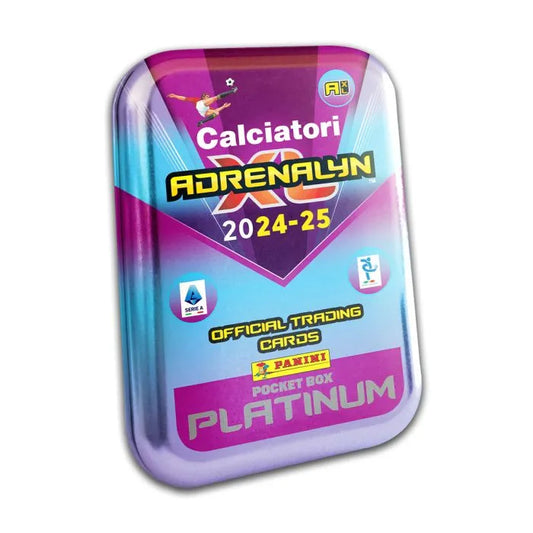 Calciatori  Panini Adrenalyn XL 2024-25  Tin Box Serie Platinum