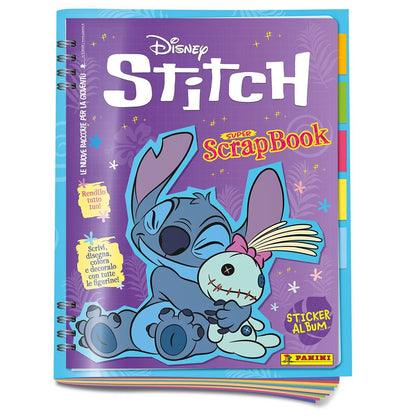 Set Album e/o Bustine di Figurine STITCH Disney Super Scrapbook Sticker 2026