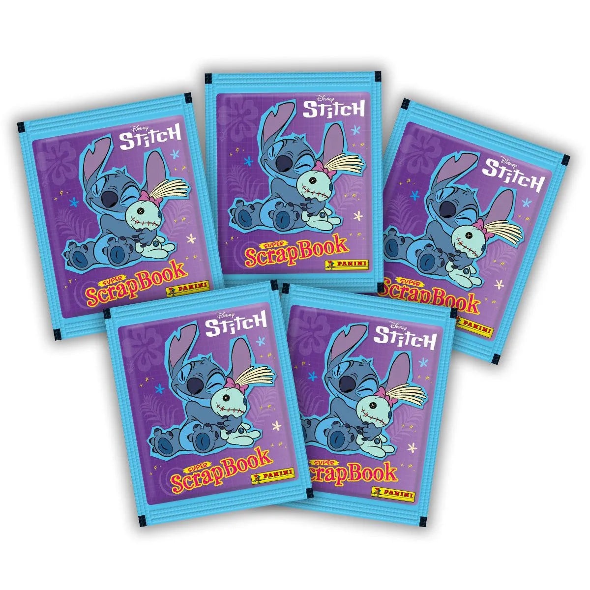 Set Album e/o Bustine di Figurine STITCH Disney Super Scrapbook Sticker 2026