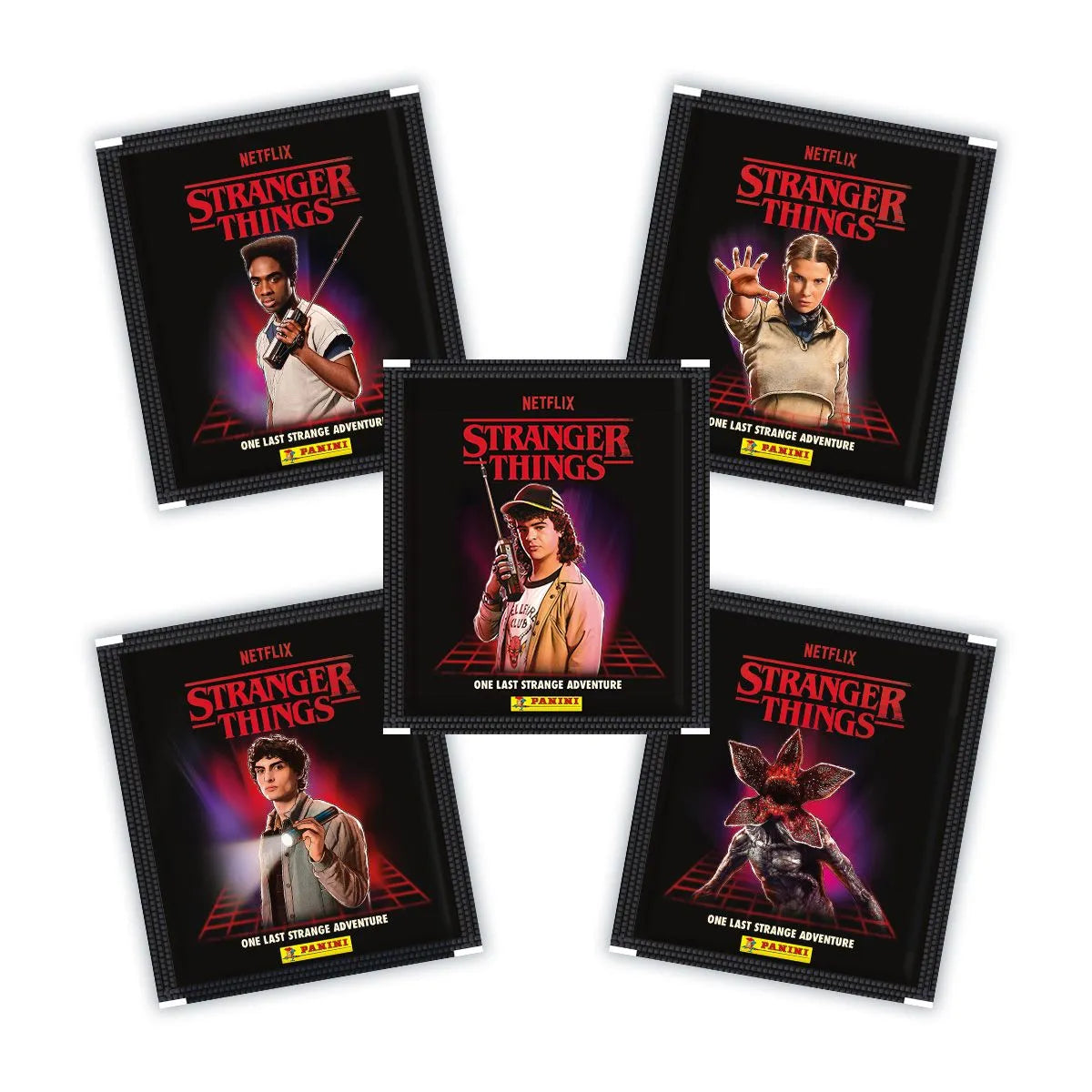 Set Album e/o Bustine di Figurine Stranger Things - One Last Strange Adventure (Panini 2025)