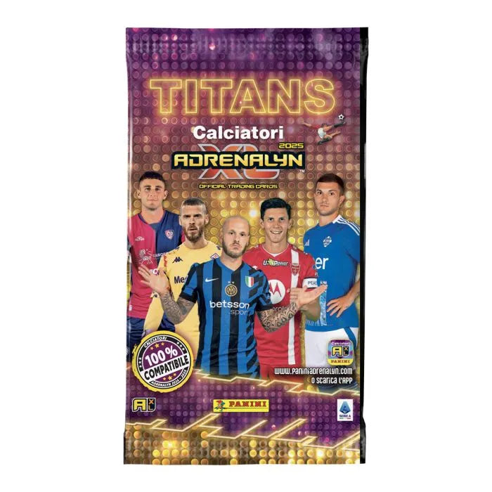 Bustina Sigillata di Calciatori Adrenalyn XL – Titans 2025 (Panini)